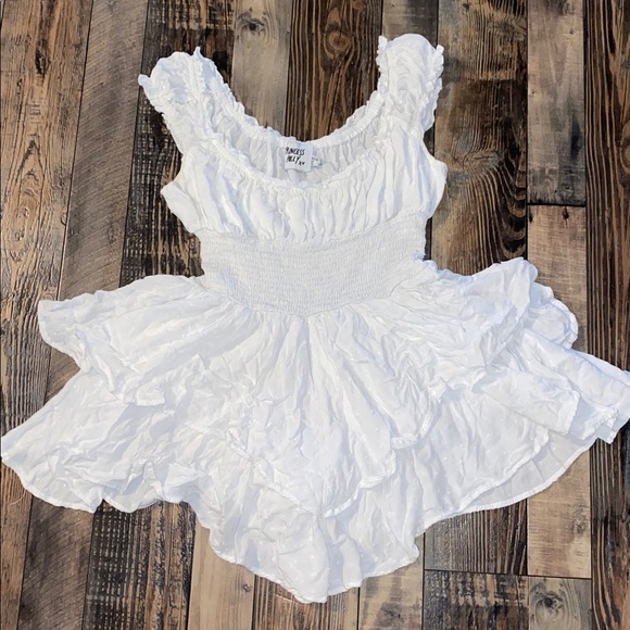 Princess Polly Love Galore white Romper Dress size 6 - Picture 2 of 3